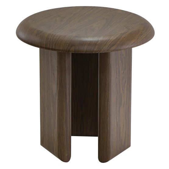 Stranska miza Keo 50 cm, temni oreh