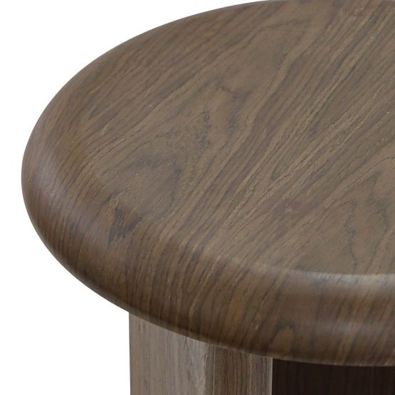 Stranska miza Keo 50 cm, temni oreh