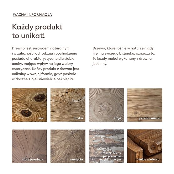 Stranska miza Limali 50 cm, okrogla, črna, mangov les, zaobljene oblike