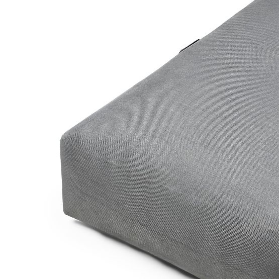 Tabure k vrtni kotni garnituri Vacuum s prevleko, siva