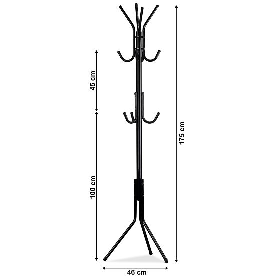 Talni obešalnik za oblačila, obleke, jakne