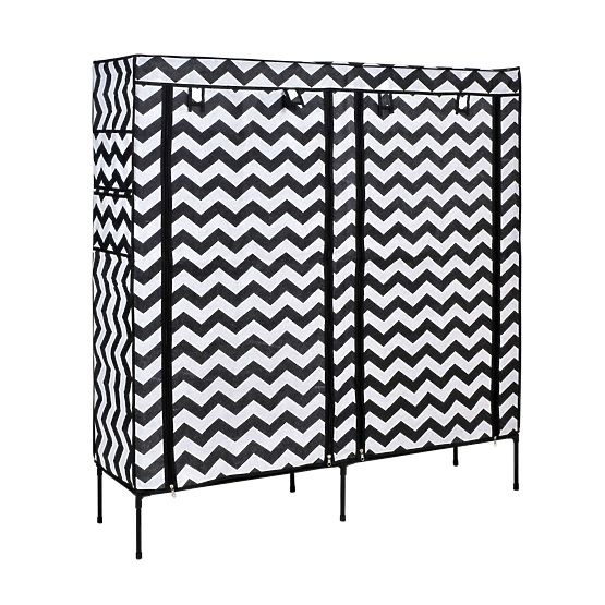 Tekstilna omara za čevlje Gabi - zebra