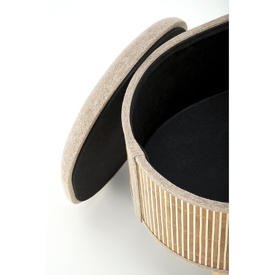 TICO komplet 2 taburejev z odlagalnim prostorom, bež