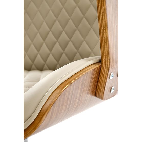 TIMBER pisarniški stol oreh/bež