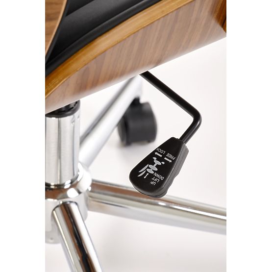 TIMBER pisarniški stol oreh/črna