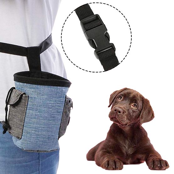 Torba za pasje priboljške MAILO modra