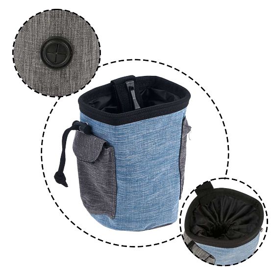 Torba za pasje priboljške MAILO modra