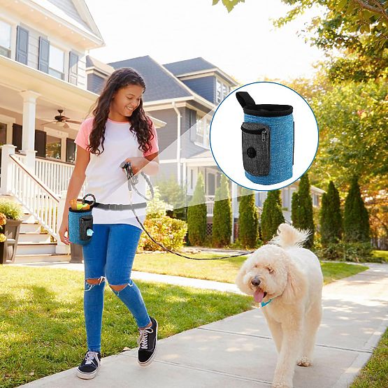 Torba za pasje priboljške MAILO modra