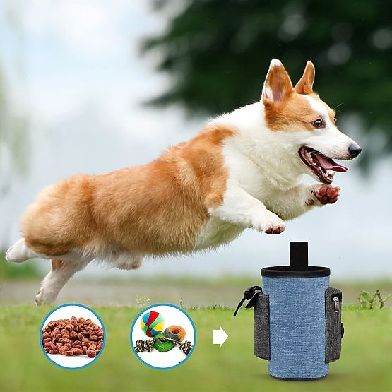 Torba za pasje priboljške MAILO modra