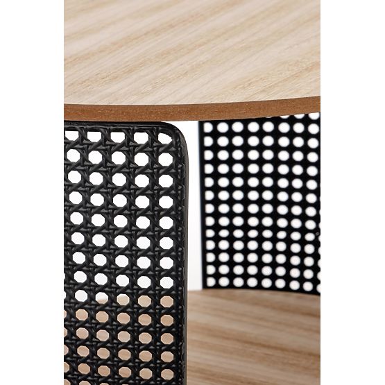 TRAFICA konferenčna miza naravna/črna