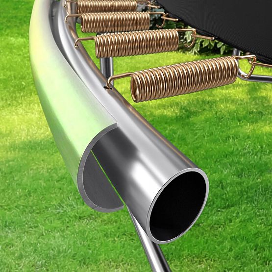 Trampolin s mrežo in lestev HENZEN 244 cm modra FT 8