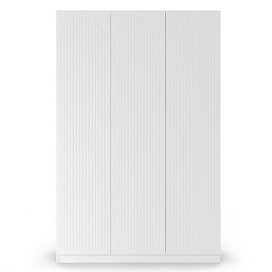 Tredelna omara Neroli, utori v loku, bela