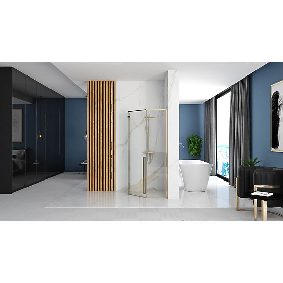 Tuš kabina Rea DIAMOND 100x100 GOLD