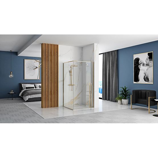Tuš kabina Rea Fargo 120x90 Zlata