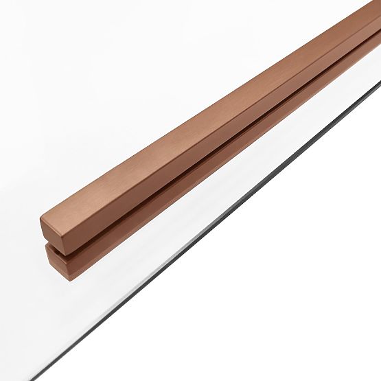 Tuš kabina SOLAR Krtačena Baker 120x90