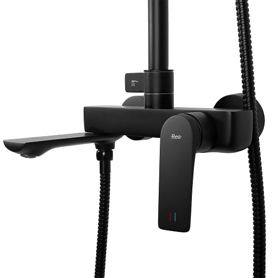 Tuš set REA AVALON ČRNA