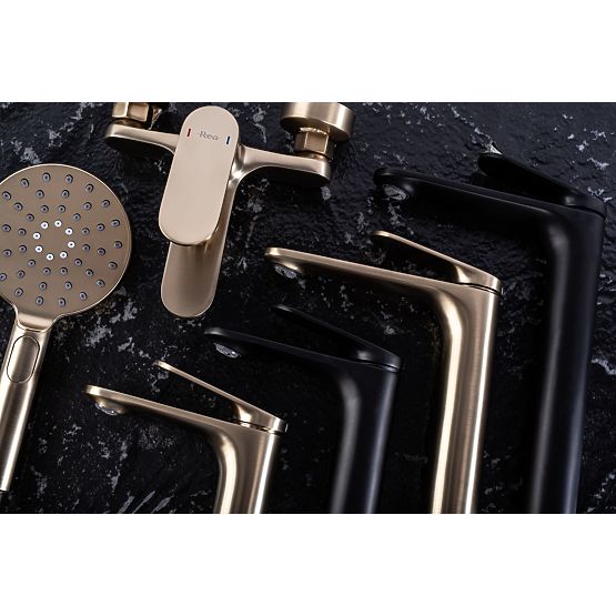 Tuš set REA Marco Zlati brušen