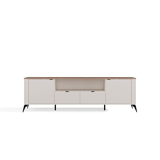 TV omarica CORDOBA 2S2S Kašmir Bež Hrast Castello Omarica za TV 2 Predala