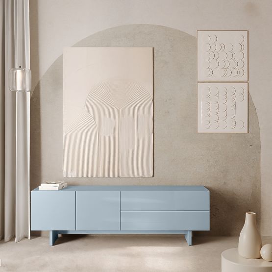 TV omarica Glim, modra dimna, sijajna