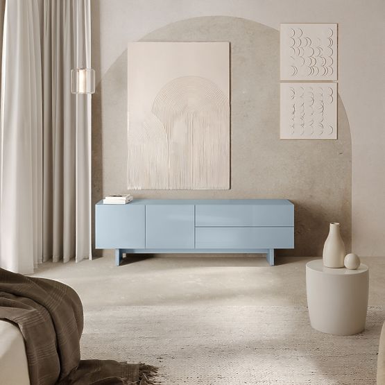 TV omarica Glim, modra dimna, sijajna