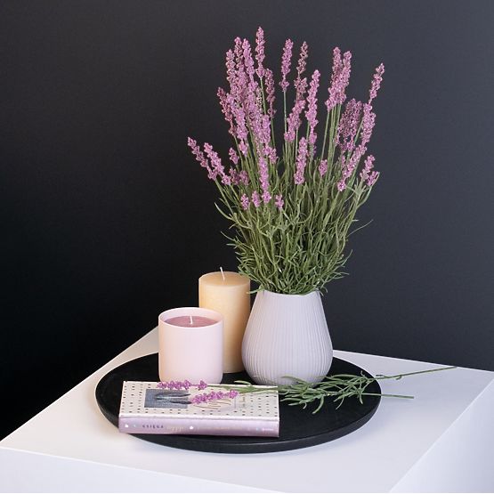 Umetna roža LAVI vijolična barva boho stil ameliahome