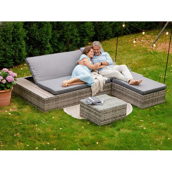 Večnamenska postelja iz tehnoratana DIABOLICO