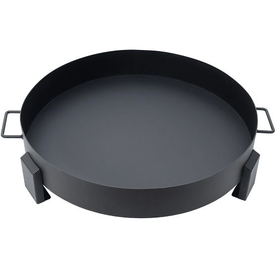 Veliko trdno vrtno litoželezno kurišče 60 cm z ročaji, idealno za taborni ogenj