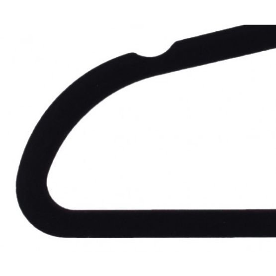 Velur obešalnik Maxi set 5 kosov - črn