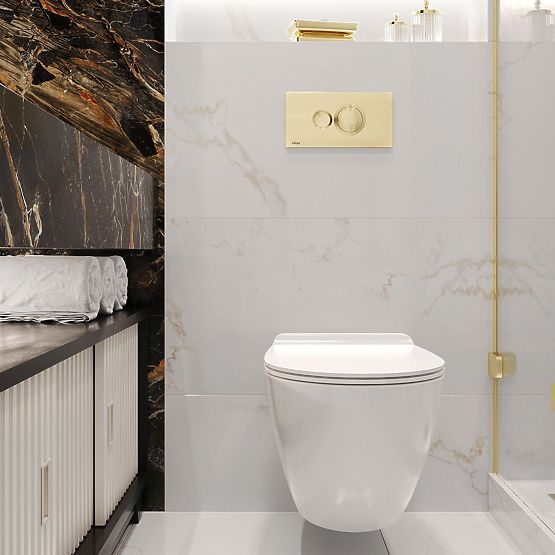 Viseča WC školjka Rea Carter N2 Rimless