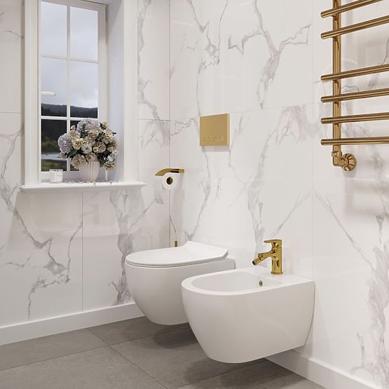 Viseča WC školjka Rea Carter N2 Rimless