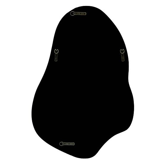 Viseče ogledalo Maluma, rdeče, sijajno