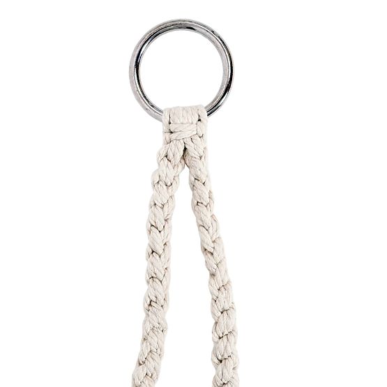 Viseči stol Bocianí gnezdo LAGOS krem z blazinami