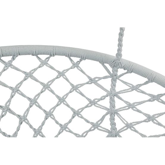 Viseči stol Bocianovo gnezdo TOGO sivi blazini