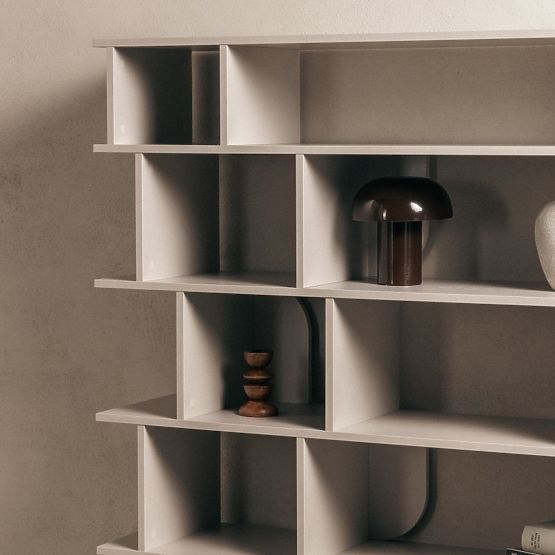 Visoka polica Rangali, kašmirska, zaobljena