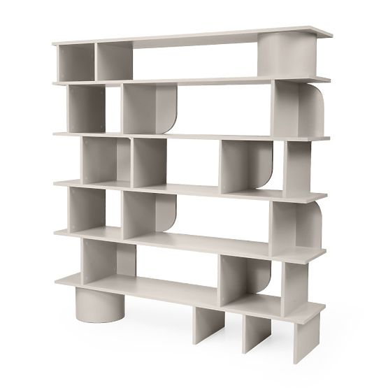 Visoka polica Rangali, kašmirska, zaobljena