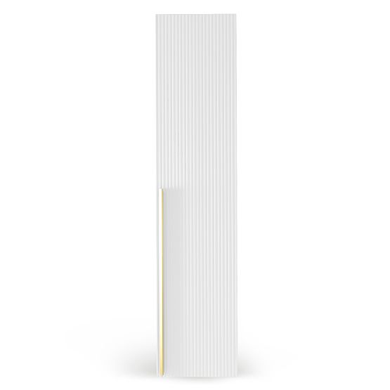 Vrata za omaro Neroli, 45,6 cm, enojni utori, bela