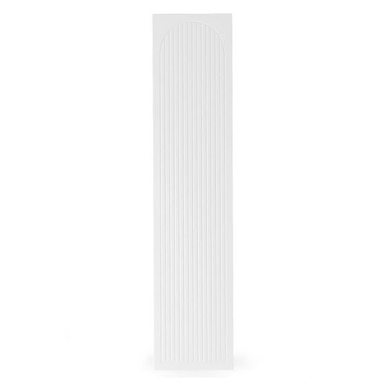 Vrata za omaro Neroli, 45,6 cm, obločne utore, bela, desna