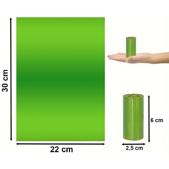 Vrečke za pasje iztrebke GIZMO 400 kosov