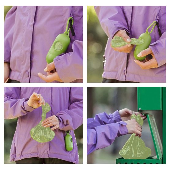 Vrečke za pasje iztrebke GIZMO 400 kosov