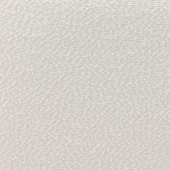 Vrtljiv stol One bela, boucle