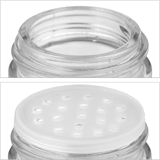 Vrtljivi stojalo za začimbe ROTOR BLACK 20 kozarcev + 72 nalepk