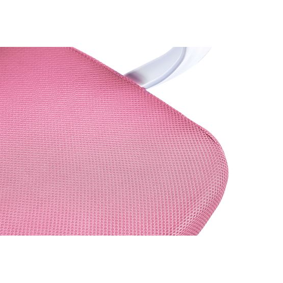 VRTLJIVI STOL FD-6 BELA / ROZA