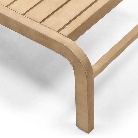 Vrtna garnitura Belpasso, pletenina, evkaliptov les FSC, videz tika, svetlo bež barva