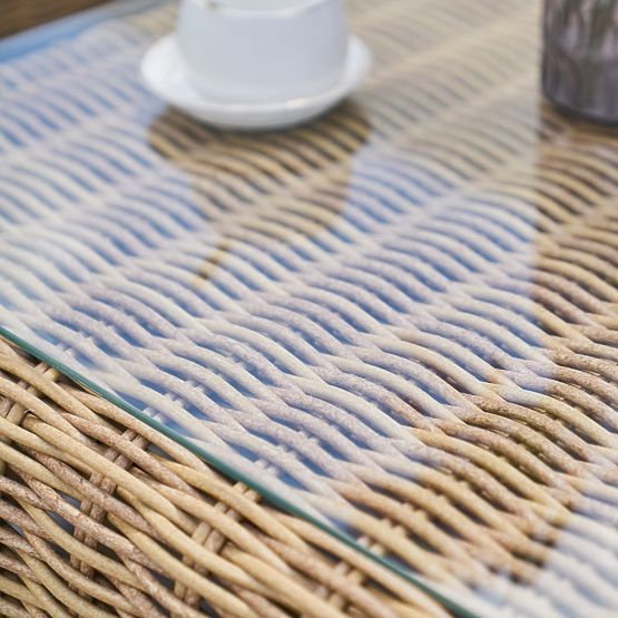 Vrtna garnitura Sandy, tehno ratan, bež