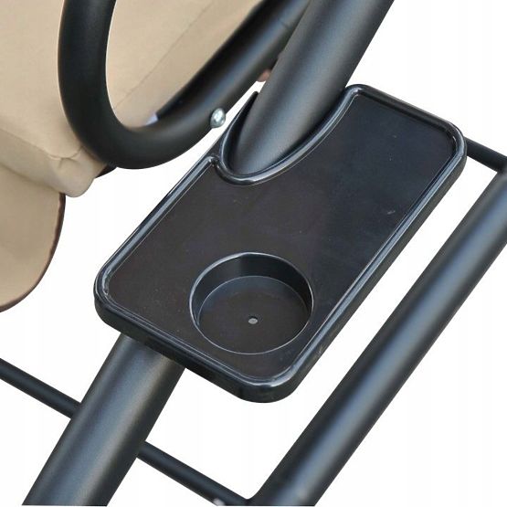 Vrtna gugalnica raztegljiva 2v1 blazine bež