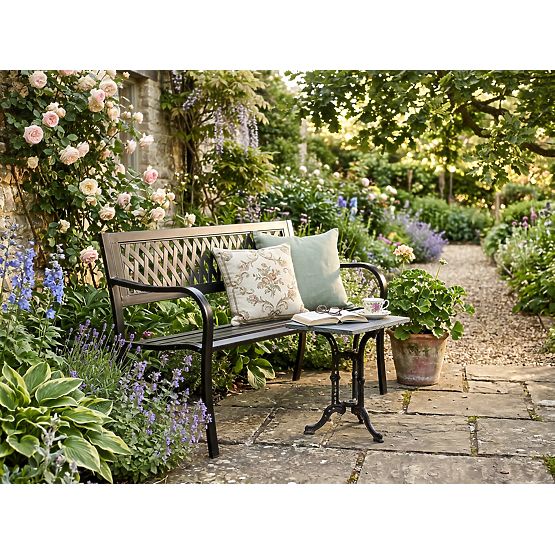 Vrtna klop iz jekla ROMBO