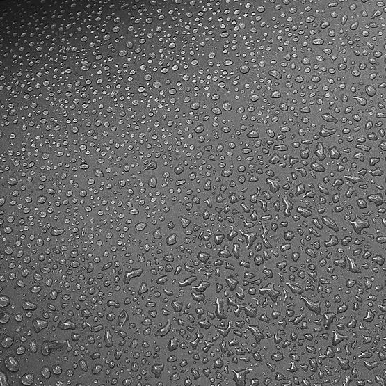 Vrtna klop iz tehnoratana kavč CORDOBA črna s sivimi blazinami