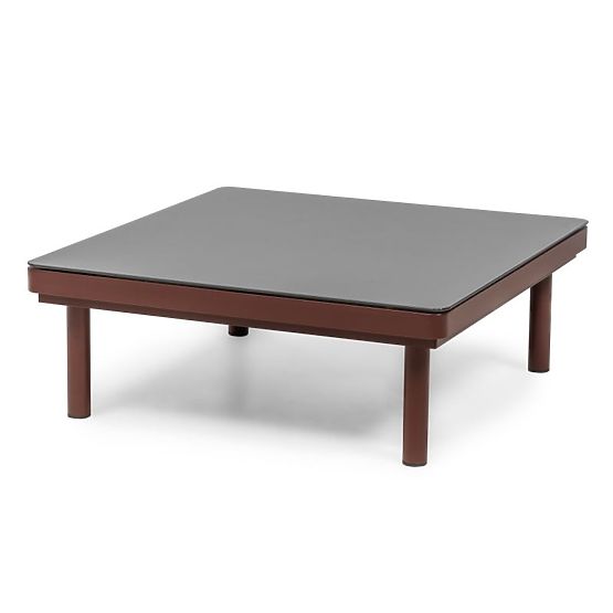 Vrtna kotna sedežna garnitura s stolom Amarello, aluminij, pletenina, svetlo bež/bordo rjava