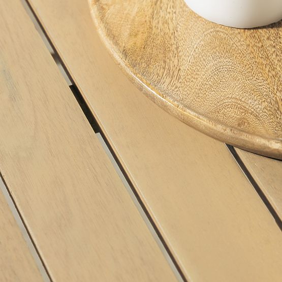 Vrtna miza Fioli okrogla 100 cm, akacijev les FSC, bela