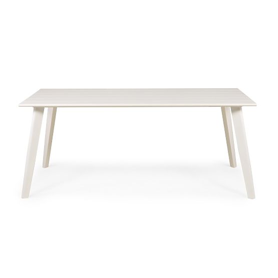 Vrtna miza Piretto 180 cm, aluminij, bela